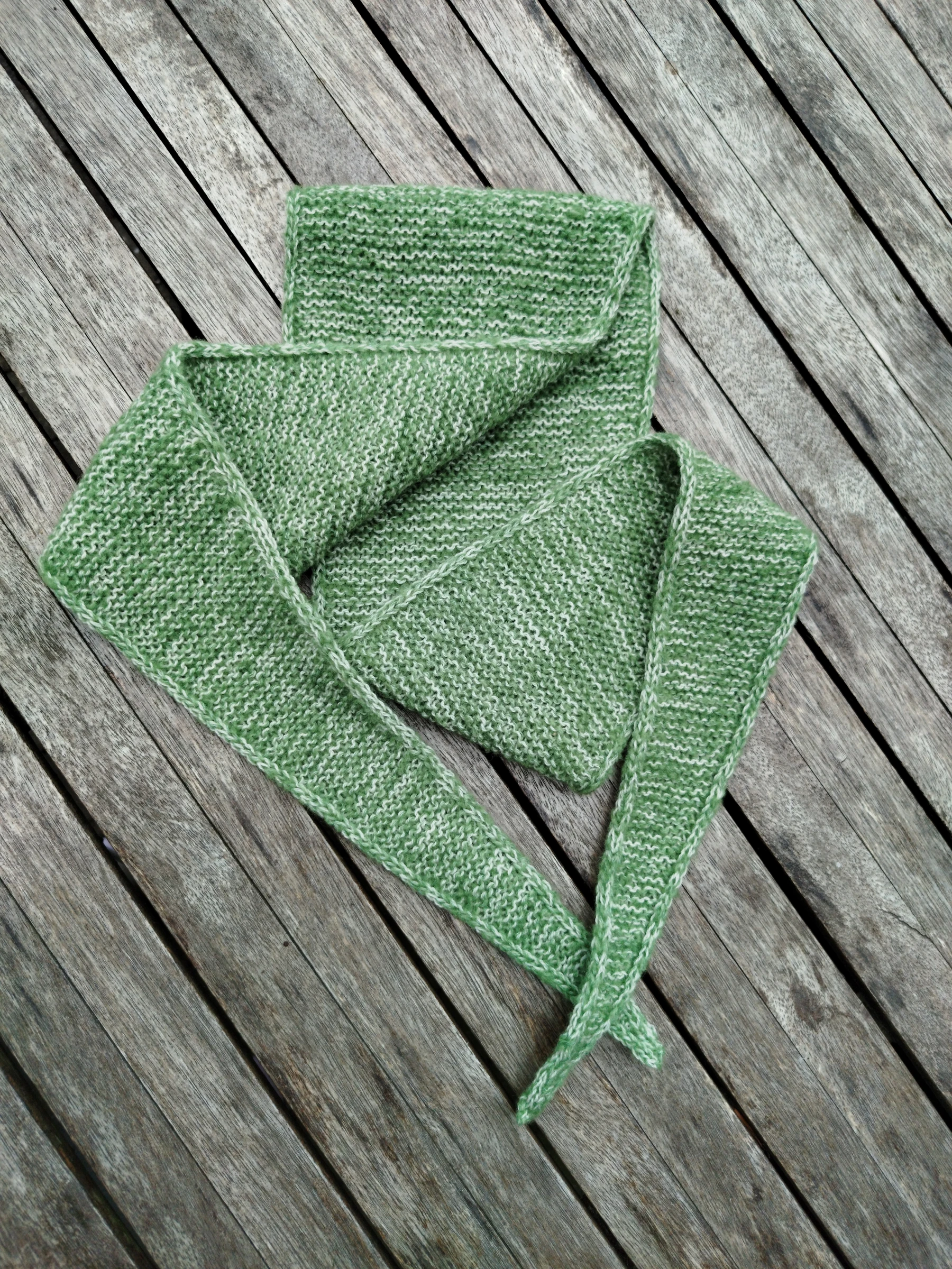 Lenço Sophie creme/verde – photo 2